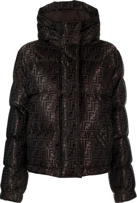 fendi padded down jacket|Fendi denim jacket women's.